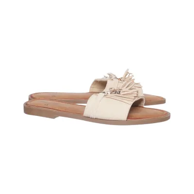 Mules (Beige) de Super Me Suédine
