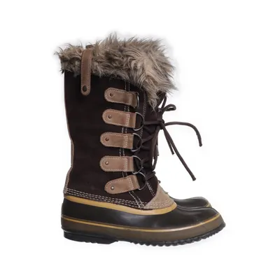 Laced boots (Brown, Beige) from Sorel Suede