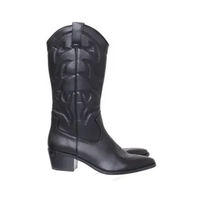 Cowboyboots (Svart) från Stradivarius
