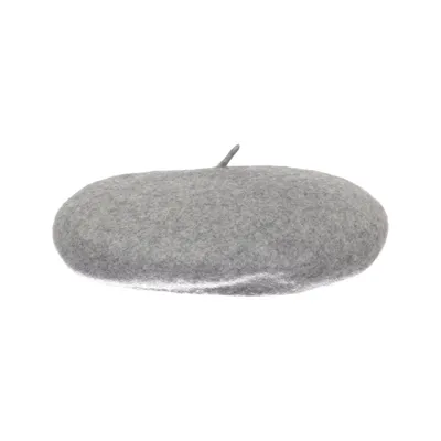 Beret (Gray) from Bershka Accessories Polyamide, Wool