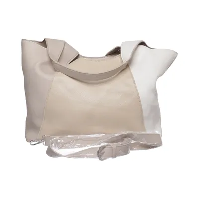 Schoudertas (Wit, Beige) van Misako Polyester, Polyurethaan