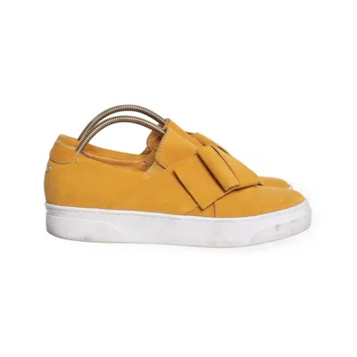 Slip-ons (Yellow) from Agnes Cecilia Faux suede
