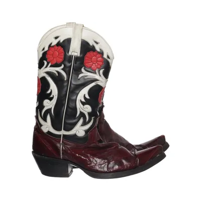 Bottes de cow-boy (Noir, Rouge, Blanc) de Tony Mora