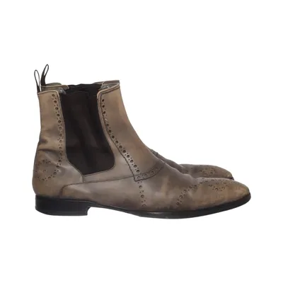 Chelsea boots (Grijs) van Officine Creative Leer