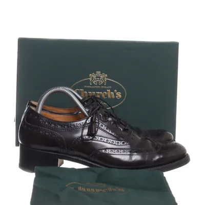 Brogue (Bruin) van Church's Leer
