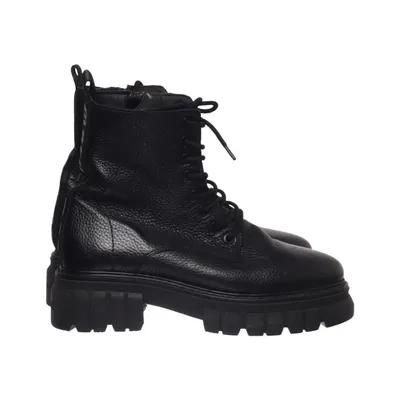 Bottes à lacets (Noir, Multicolore) de Maruti Cuir