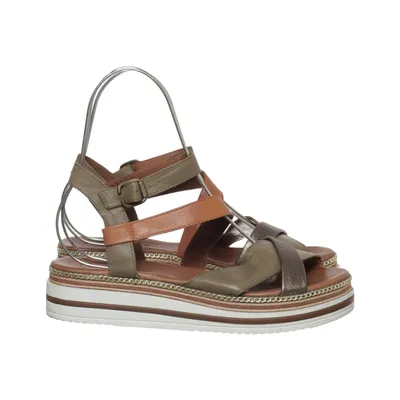 Sandals (Brown, Green, Multicolored) from Lune & L'autre