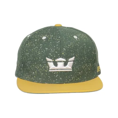 Baseball cap (Green, Yellow) from Starter Acrylic, Wool