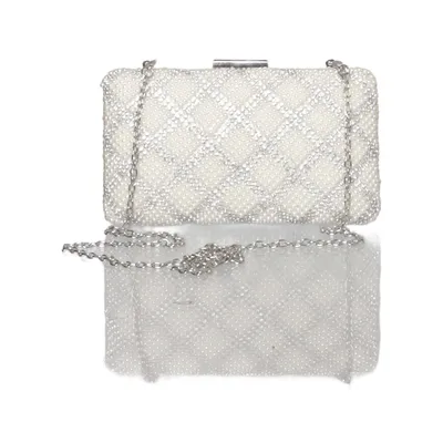 Sac pochette (Argent, Blanc) de Senso di Donna