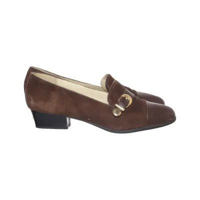 Loafers (Brown) from Marie Leather