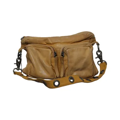 Axelremsväska (Gul) från ReDesigned Skinn