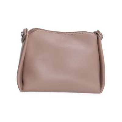 Schoudertas (Beige) van Glitter Imitatieleer