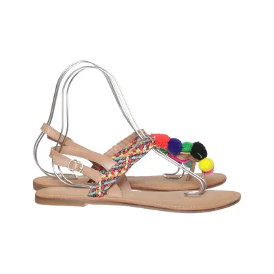 Sandals (Beige, Multicolored) from Strandfein Leather