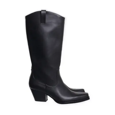 Cowboy boots (Black) from Monki