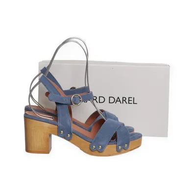 Träskor (Blå) från Gerard Darel Skinn, Mocka