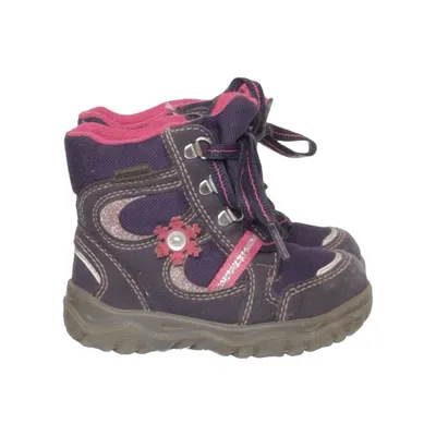 Bottes à lacets (Violet, Rose) de Superfit Cuir