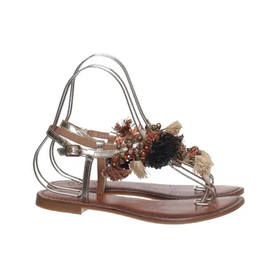 Sandals (Brown, Multicolored) from Ovyé Leather