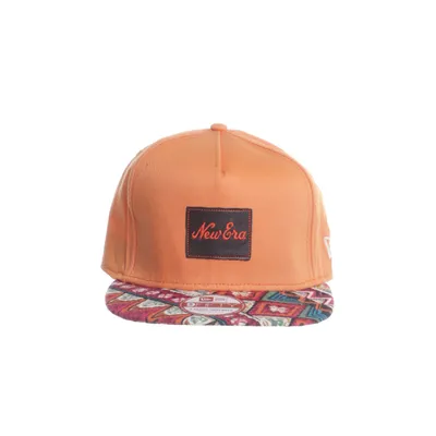 Pet (Oranje, Rood, Meerkleurig) van New Era Katoen, Linnen