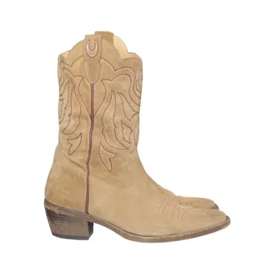Cowboy boots (Beige) from Claris Virot Leather