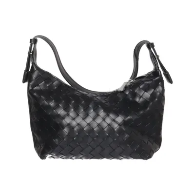 Schoudertas (Zwart) van Glitter Polyester, Polyurethaan