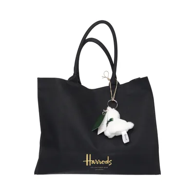 Canvas bag (Black) from Harrods