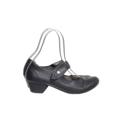 High heels (Black) from Footflexx Faux leather