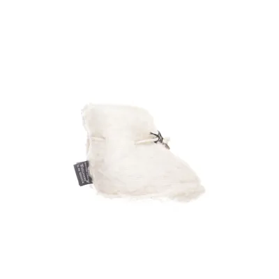 Baby booties (White) from Magma Wool