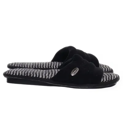 Slippers (Zwart, Wit) van Raey