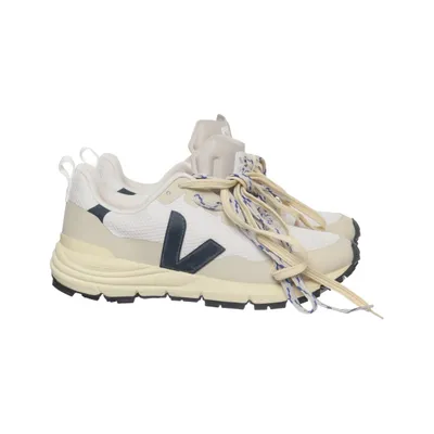 Laufschuhe (Weiß, Beige, Blau) von Veja Leder
