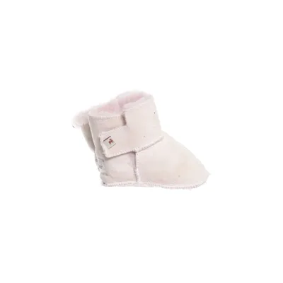 Baby slofjes (Roze) van Shepherd Wol, Leer