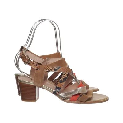 Sandales à talons hauts (Marron, Multicolore) de San Marina Cuir