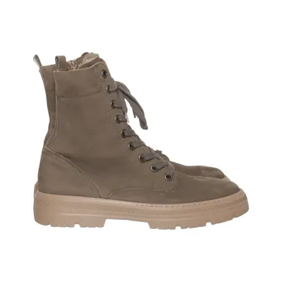 Bottes à lacets (Vert, Beige) de Paul Green Cuir