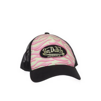 Truckerkeps (Svart, Rosa, Gul) från Von Dutch Bomull, Polyester