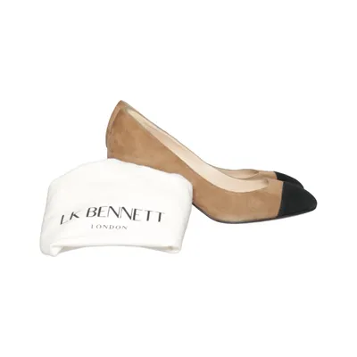 Escarpins (Marron, Noir) de L.K. Bennett Cuir