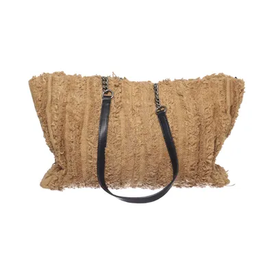 Sac à main (Marron) de Zara Coton, Polyuréthane