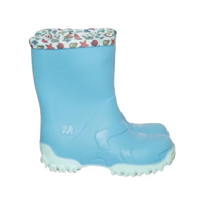 Rubber boots (Blue, Multicolored) from Elefanten Leather