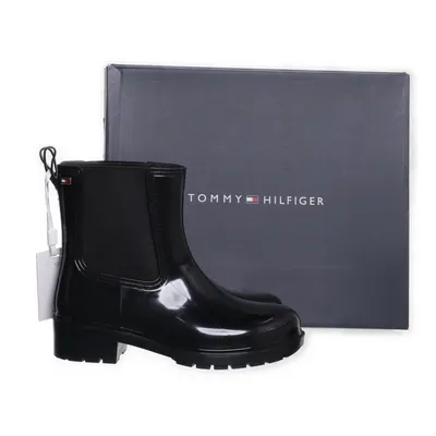 Low rubber boots (Black) from Tommy Hilfiger
