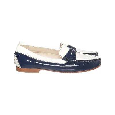 Loafers (Blå, Hvid) fra Sioux Læder