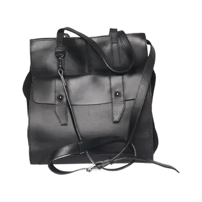 Sac à bandoulière (Noir) de Zign Coton, Cuir