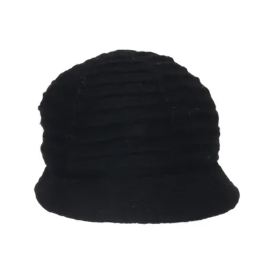 Gloche hat (Sort) fra M.J.M. Polyester, Uld