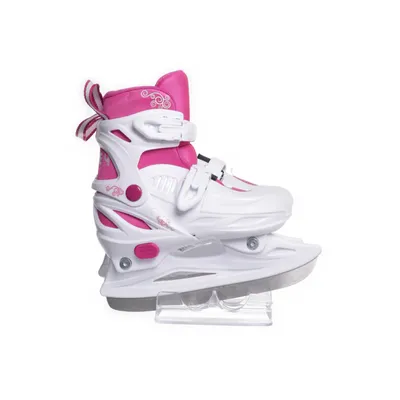 Ice skates (White, Pink) from Revolution