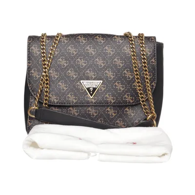 Shoulder-bag (Brown, Black) from Guess Polyurethane