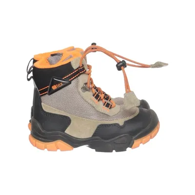 Laced boots (Beige, Black, Orange) from Elefanten Polyester