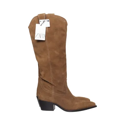 Cowboyboots (Brun) från Zara Skinn