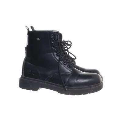 Laced boots (Black) from British Knights Faux leather