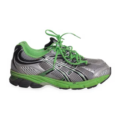 Running shoes (Gray, Green) from Asics