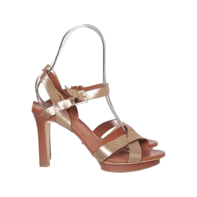 High heel sandals (Gold) from Minelli Leather