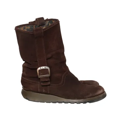 Bottes (Marron) de Fly London Cuir