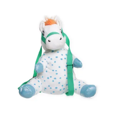Backpack (White, Multicolored)