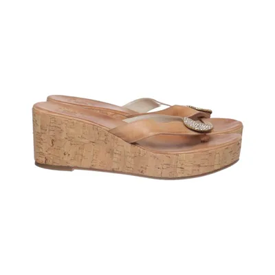 Wedges (Brown) from Tsakiris Mallas Leather